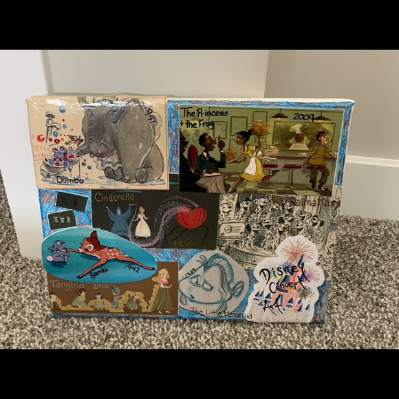 Disney Concept art collage